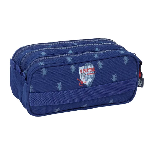 Triple Carry-all Harry Potter Captain Navy Blue 21,5 x 10 x 8 cm