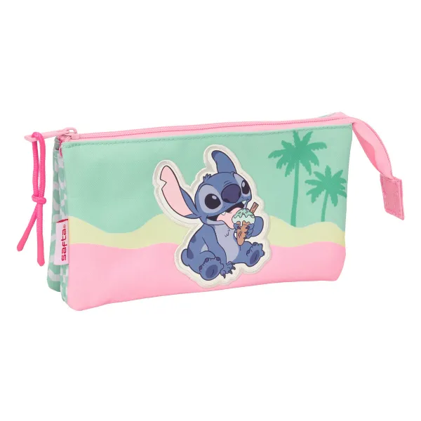 Holdall Lilo & Stitch Ice cream Pink 22 x 12 x 3 cm