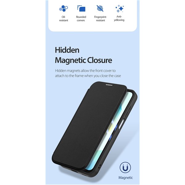 Case Dux Ducis Skin X Pro for Samsung A165 A16 4G/A166 A16 5G black