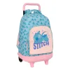 Mokyklinė kuprinė su ratukais Lilo & Stitch Ohana Mėlyna 33 x 45 x 22 cm