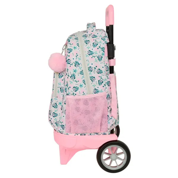 Mokyklinė kuprinė su ratukais Minnie Mouse Minty Rožinė 33 x 45 x 22 cm