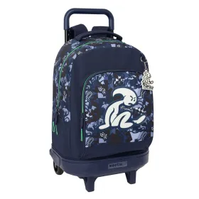 Mokyklinė kuprinė su ratukais El Niño Navy Tamsiai mėlyna 33 x 45 x 22 cm