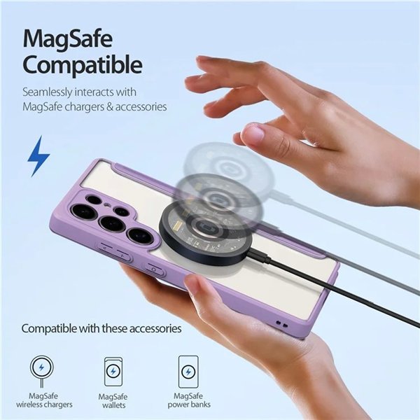 Case Dux Ducis Skin X Pro for Samsung S938 S25 Ultra purple