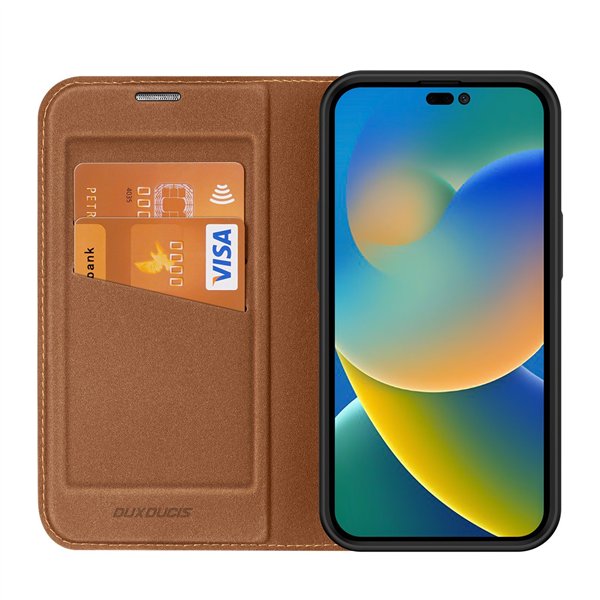 Case Dux Ducis Skin X2 Samsung A145 A14 4G/A146 A14 5G brown