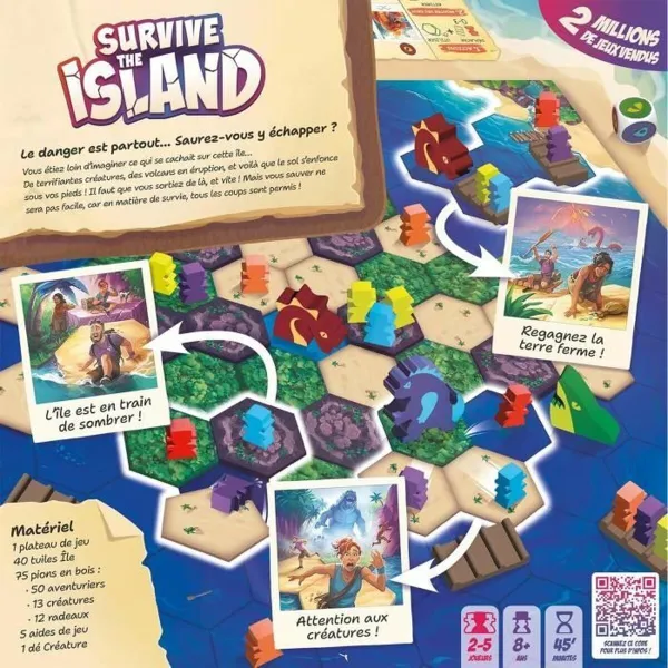 Spēlētāji Asmodee Survive The Island