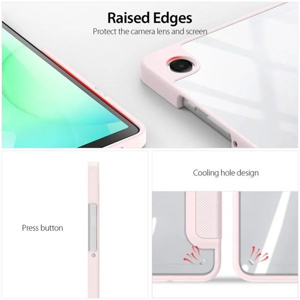 Case Dux Ducis Toby Samsung X130/X135 Tab A11 8.7 pink