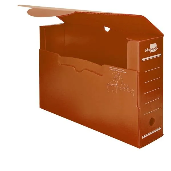 Tiedostolaatikko Liderpapel DF08 Ruskea (5 osaa)