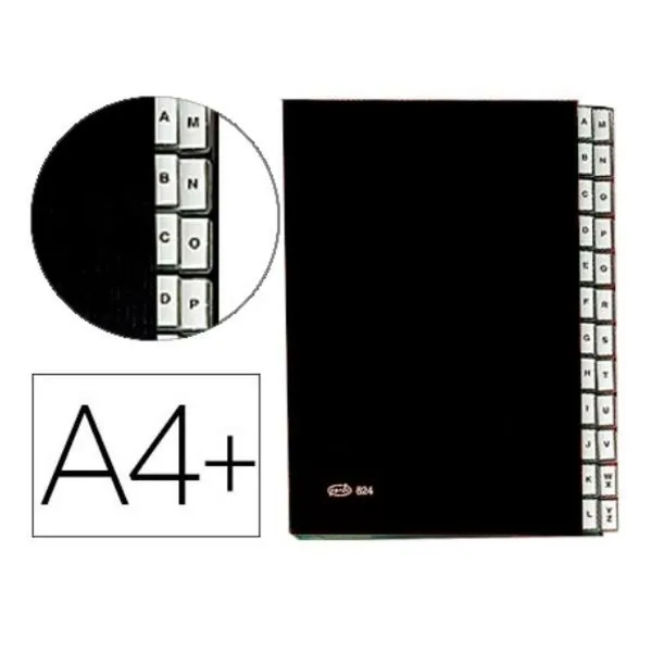 Папка-классификатор Pardo 82401 Чёрный A4