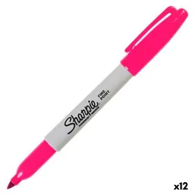 Постоянный маркер Sharpie Розовый 1,4 mm (12 штук)