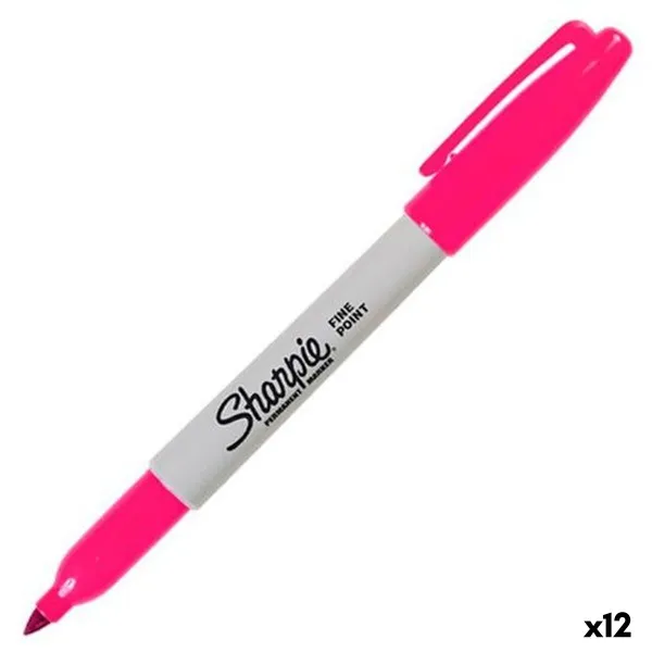 Nuolatinis žymeklis Sharpie Rožinė 1,4 mm (12 vnt.)