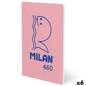 Notebook Milan Pink A5 24 Sheets (6 Units)