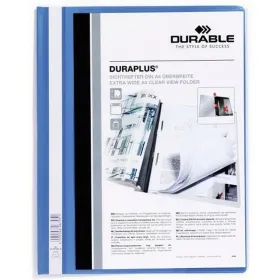Папка Durable DURAPLUS Синий Прозрачный A4 25 Предметы (6 штук)