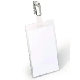 ID card holder Durable Transparent Plastic 9 x 6 cm 25 Pieces (6 Units)