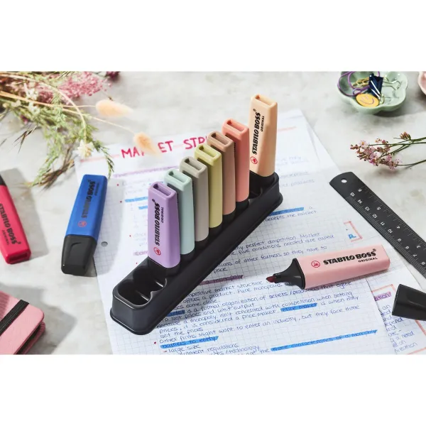 Флуоресцентный маркер Stabilo NATURECOLORS WILDFLOWE Тёмно Синий (10 штук)