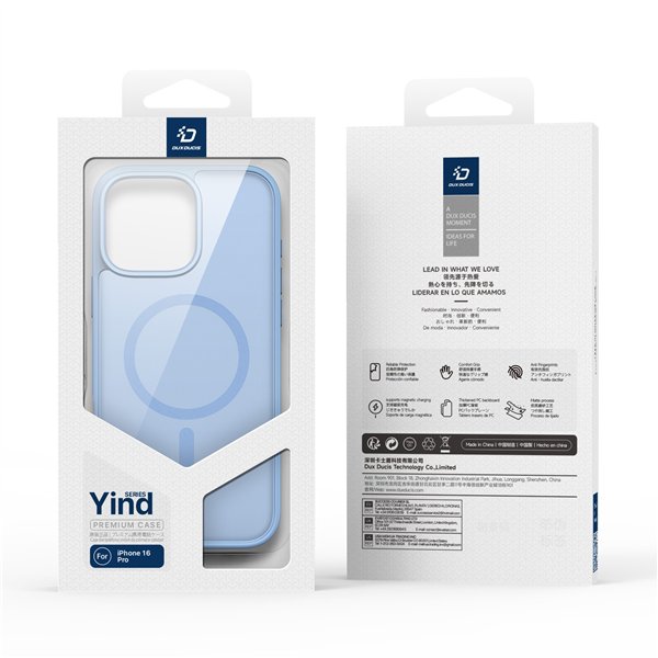 Dėklas Dux Ducis Yind Apple iPhone 16 Pro pilkas