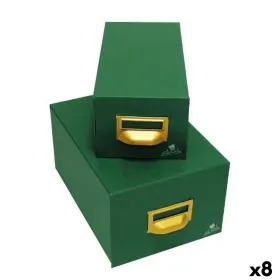 Atkārtoti uzpildāms glabāšanas trauks Mariola GELTEX Zaļš Kartons 12,5 x 9,5 x 35 cm (8 gb.)