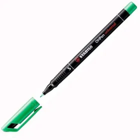 Постоянный маркер Stabilo OHPEN UNIVERSAL Зеленый 1 mm (10 штук)