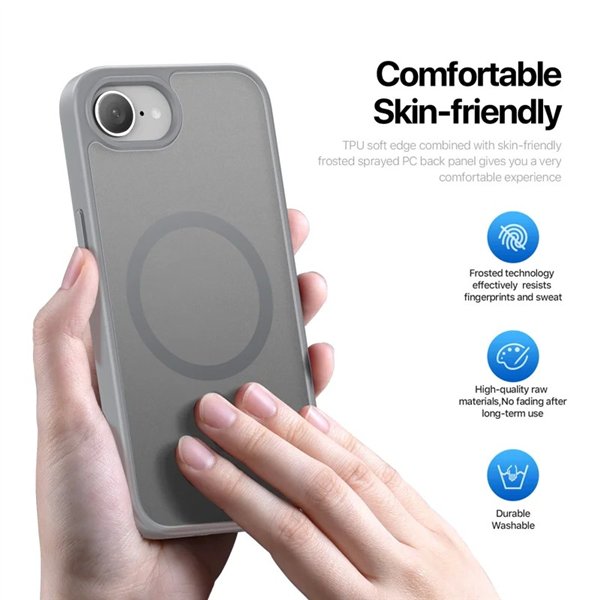 Case Dux Ducis Yind Apple iPhone 16e grey