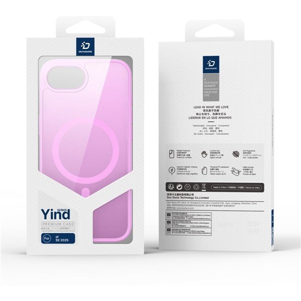Dėklas Dux Ducis Yind Apple iPhone 16e rožinis