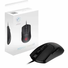 Žaidimų pelė MSI FORGE GM100 Juoda 6400 dpi