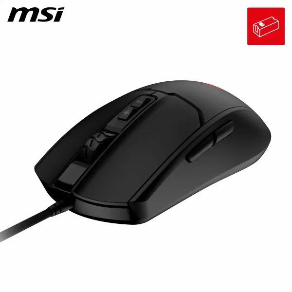 Žaidimų pelė MSI FORGE GM100 Juoda 6400 dpi