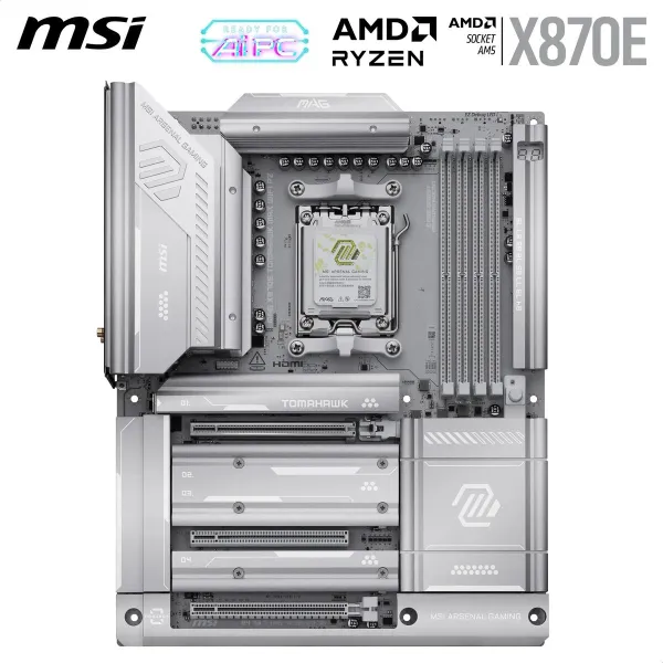 Pagrindinė plokštė MSI MAG X870E TOMAHAWK MAX WIFI PZ AMD X870E AMD AM5