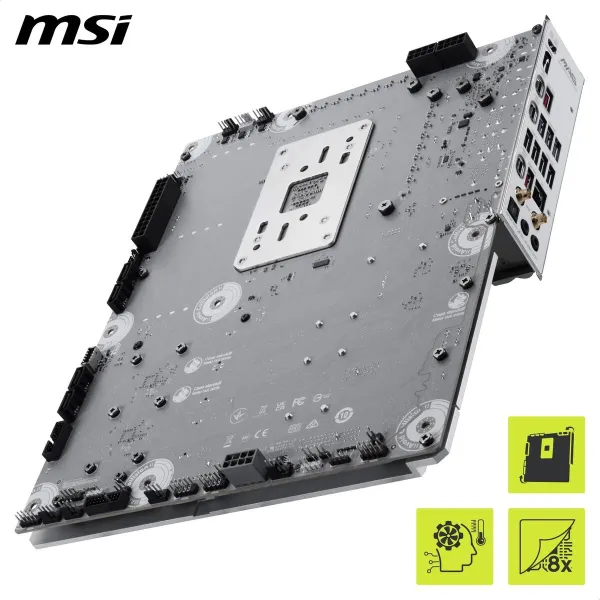 Pagrindinė plokštė MSI MAG X870E TOMAHAWK MAX WIFI PZ AMD X870E AMD AM5