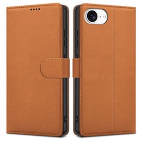 Dėklas Fancy Wallet Apple iPhone 11 rudas