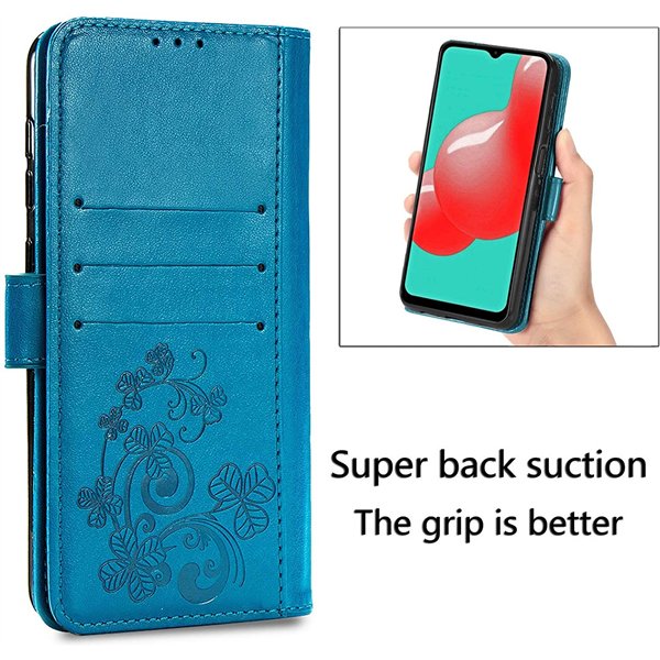 Case Flower Book Samsung A145 A14 4G/A146 A14 5G blue