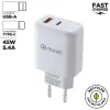 Wall Charger Muvit for Change MCD356 White 18 W 45 W