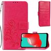 Case Flower Book Samsung A546 A54 5G rose-red