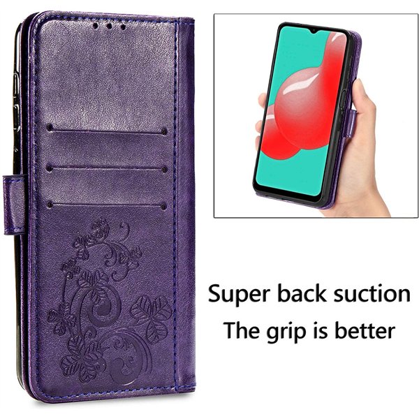 Case Flower Book Samsung A546 A54 5G violet