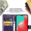 Case Flower Book Samsung A546 A54 5G violet