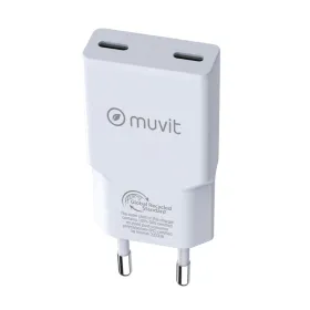 Automobilinis įkroviklis Muvit for Change HC-263C Balta 30 W
