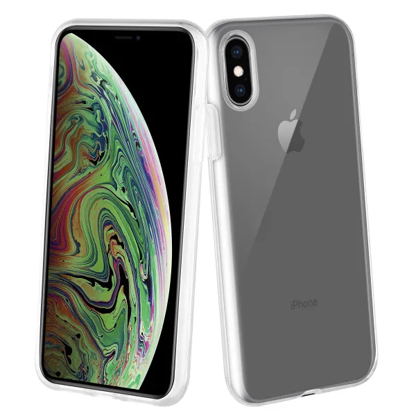 Mobiliojo telefono dėklas Muvit for Change iPhone X/XS Skaidrus