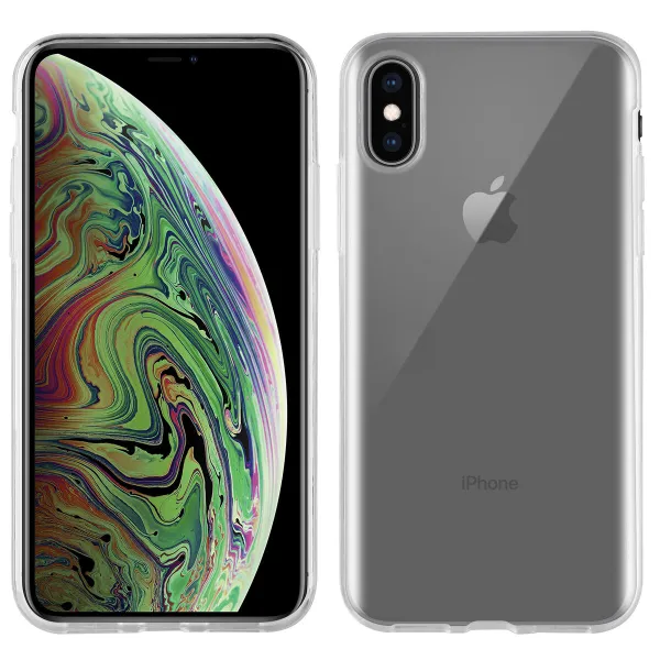 Mobiliojo telefono dėklas Muvit for Change iPhone X/XS Skaidrus