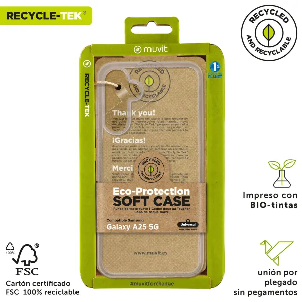 Mobile cover Muvit for Change Galaxy A25 5G Samsung Galaxy A24 5G