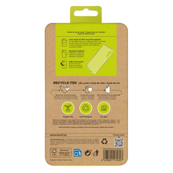 Mobile cover Muvit for Change Galaxy A25 5G Samsung Galaxy A24 5G
