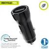Car Charger Muvit Black 12 W