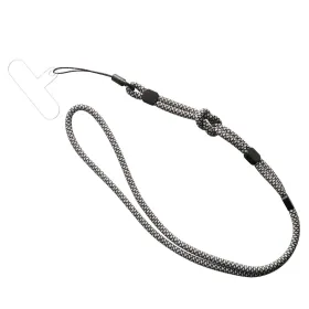 Mobile Phone Lanyard Muvit for Change Black White