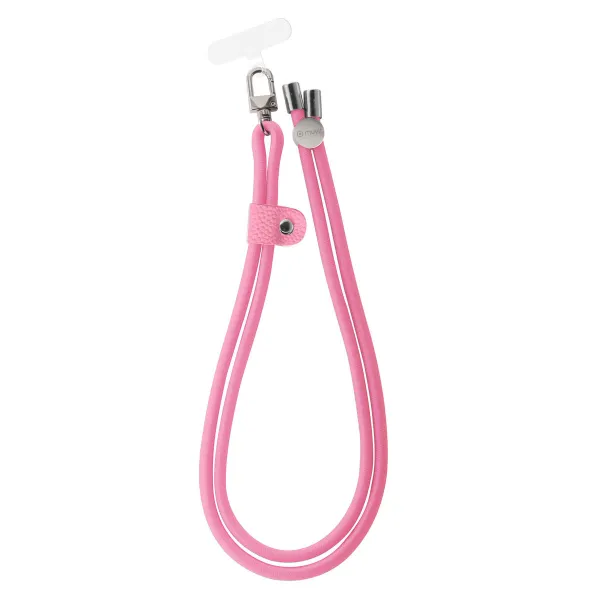 Mobile Phone Lanyard Muvit for Change Pink