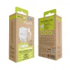 Wall Charger + USB A to USB-C Cable Muvit for Change SN-TC170DS1E150A + DC-006 White 12 W