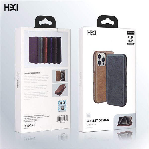 Dėklas HDD Classic Wallet Case Apple iPhone 11 auksinis