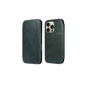 Dėklas HDD Classic Wallet Case Apple iPhone 12/12 Pro žalias