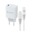 Wall Charger + USB-C Cable Muvit for Change White