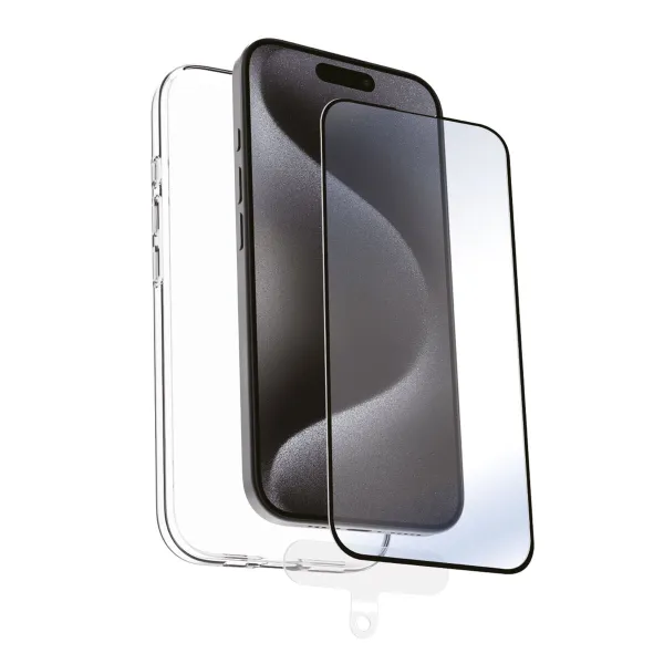 Mobilā Telefona Vāciņš un Aizsargierīce Muvit for Change iPhone 16 Melns