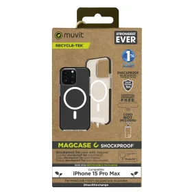 Puhelinsuoja Muvit for Change iPhone 15 Pro Max Clear Magneettinen