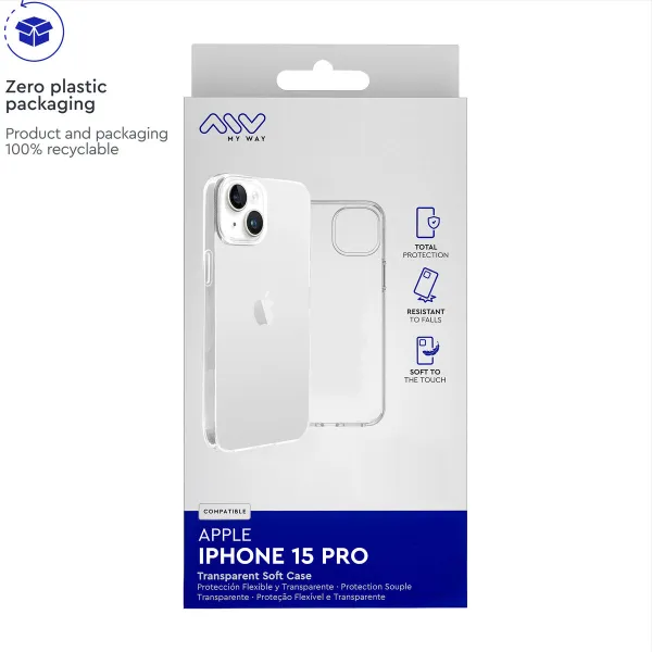 Pārvietojams Pārsegs Myway iPhone 15 Pro