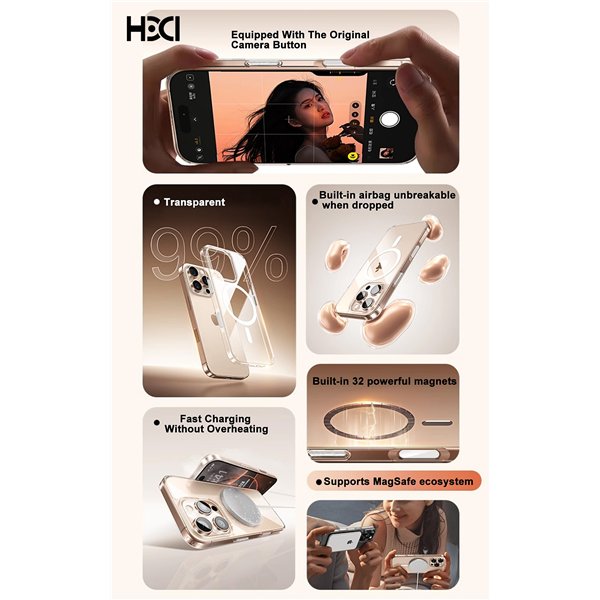 HDD Clear MagSafe Case Apple iPhone 13/14
