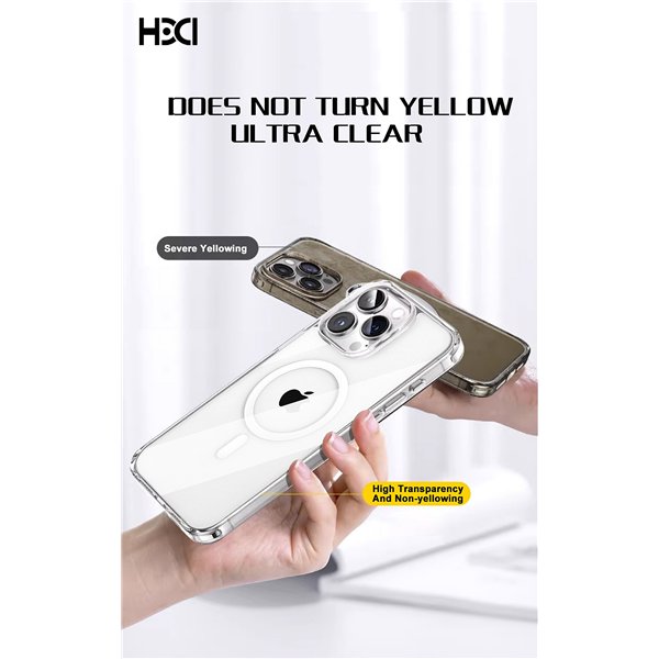 HDD Clear MagSafe Case Apple iPhone 15 Pro